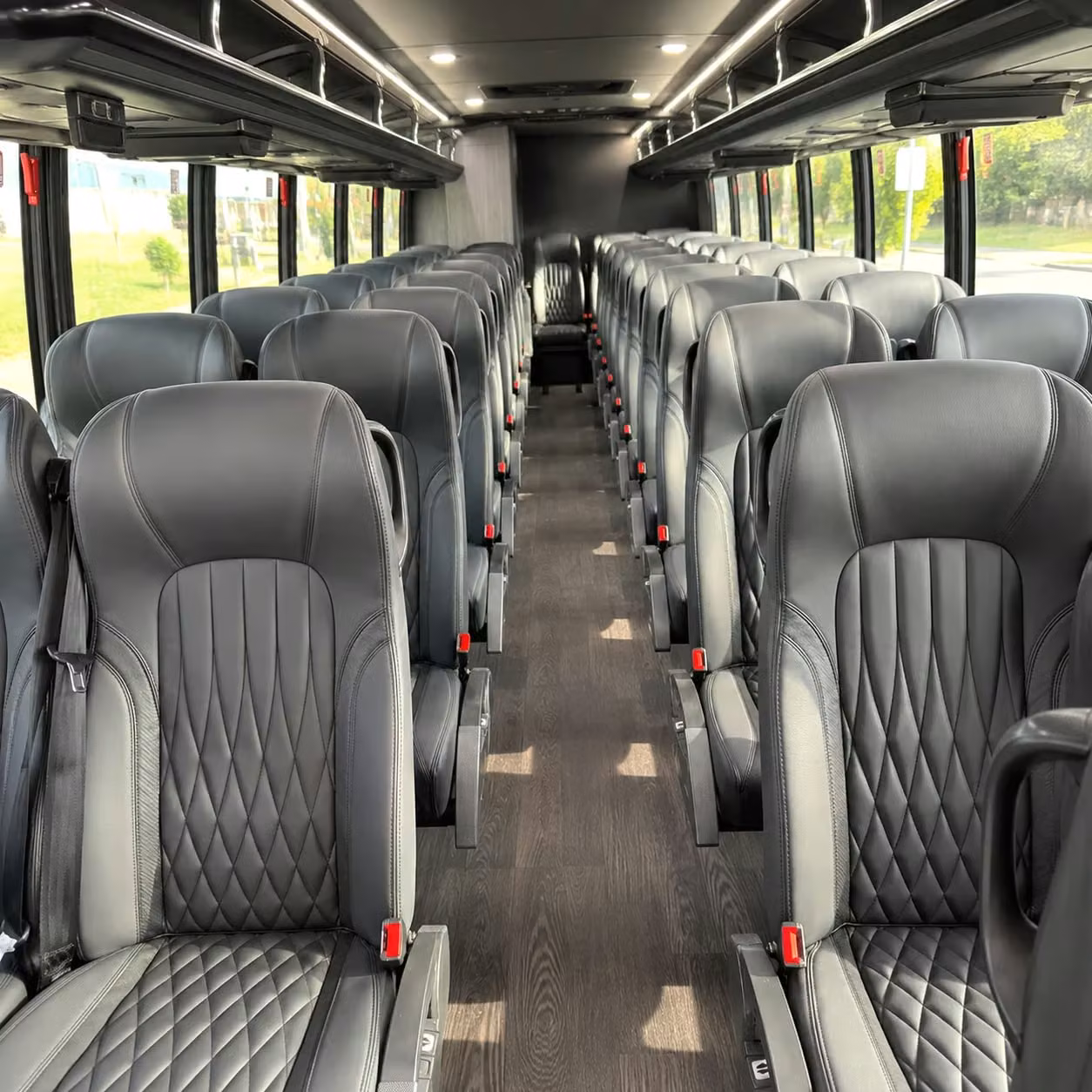 28 passenger minibus inside
