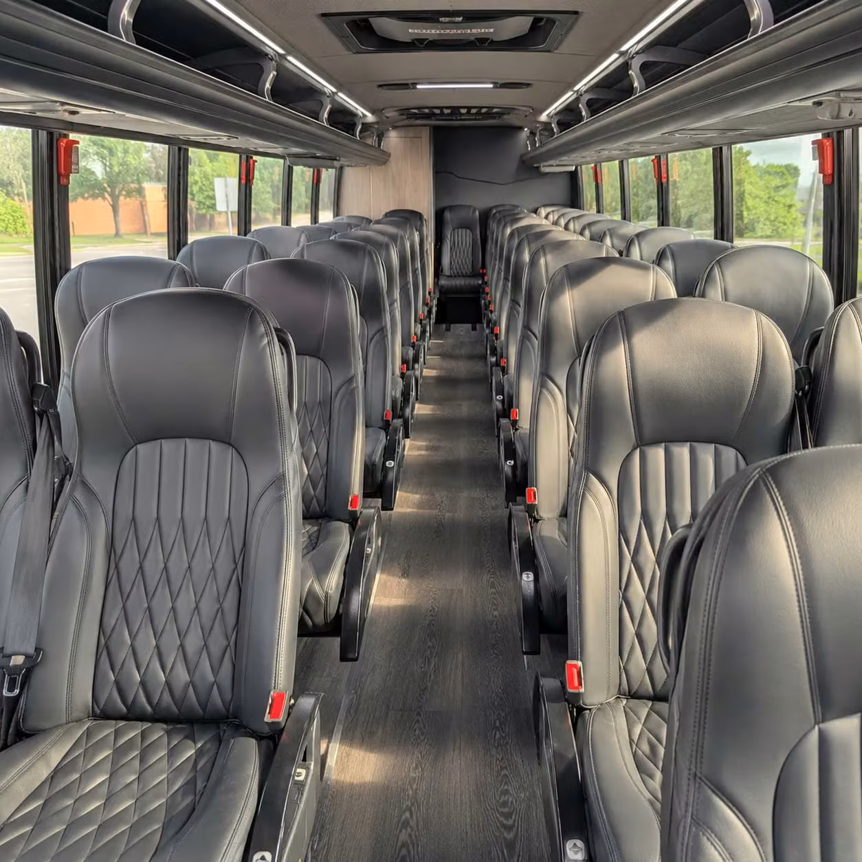 35 passenger minibus inside
