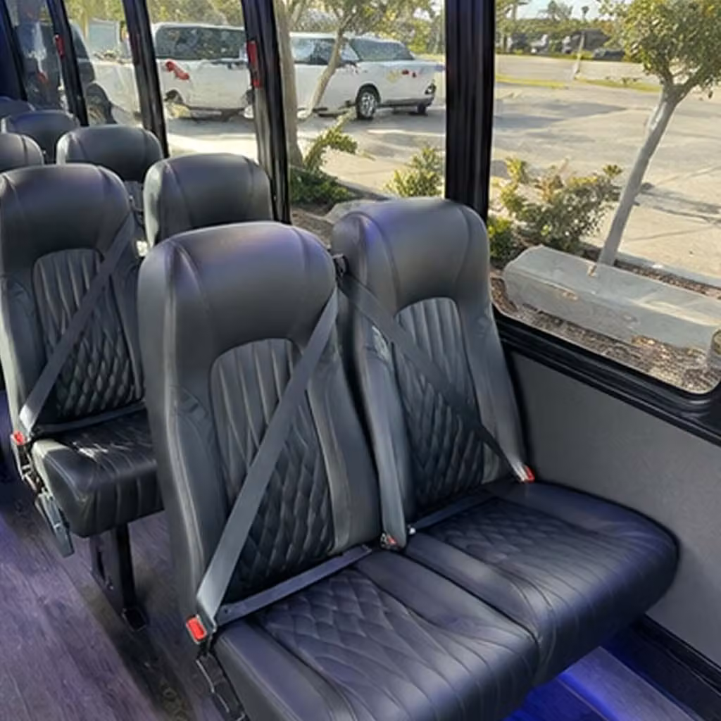 35 passenger minibus interior