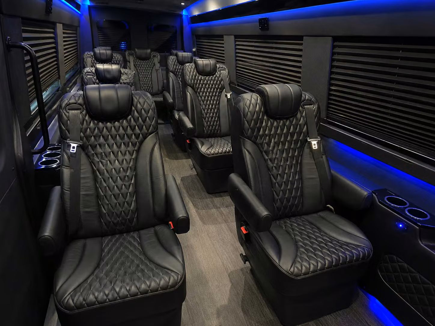 sprinter van with driver inside